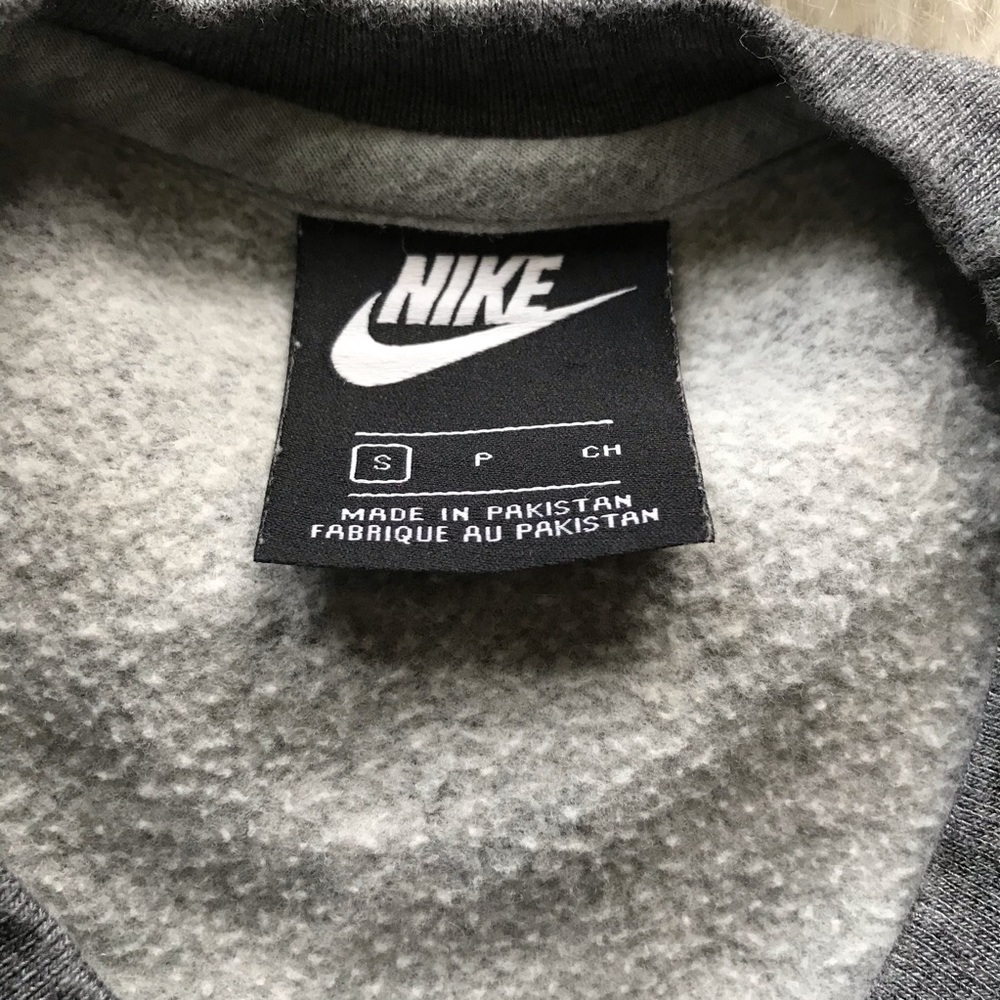 Nike Basic Crew Neck Sweater Dark Grey Heather - image 4